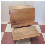 Antique school desk