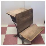 Antique school desk