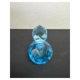 4ï¿½ Vintage IRICE I.W. Rice & Co. Blue Hand Cut