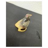 Hand Carved Bird Bovine Horn 3ï¿½
