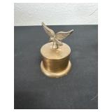 Vintage Brass Eagle Stamp Roll Dispenser