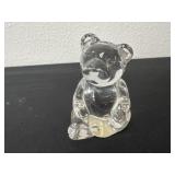 3ï¿½ princess house lead crystal bear