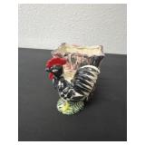 3.5ï¿½ rooster ceramic planter