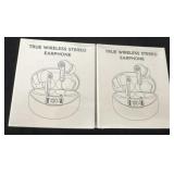 2 new tire wireless stereo earphone