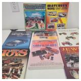 8 Books on collectibles, Cars, Tractors, Tin toys
