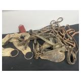 Group of horse tackle