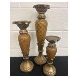 20ï¿½ 12ï¿½ and 16ï¿½  set candle holders