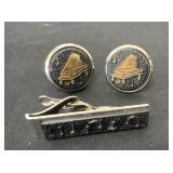Mens Vintage CUFFLINK BABY GRAND PIANO Costume