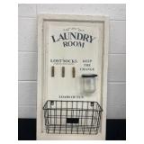 Laundry Room Decor Wood Sign 29.5x16.5