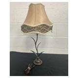 Decor Floral Metal Lamp 26in