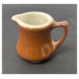 2ï¿½ Vintage Hall Pottery Brown Mini