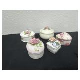 5 trinket boxes