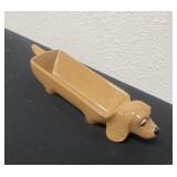 Ceramic Dachshund Cracker Dish Trinket
