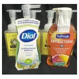 Group of new hand soaps