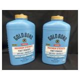 2 new gold bond foot powders 10oz