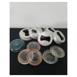 Vintage and antique canning jar lids