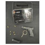 Mini Gun Keychain Shell Eject Bullets Pistol