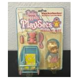 Vintage baby moppets play set