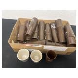 Group of plastic Jose cueruo shot glasses