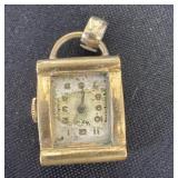 Vintage Woman's Norman 17 Jewel Art Deco Pink