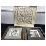 18ï¿½x18ï¿½ tray with 2 picture frames