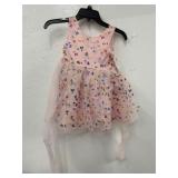 4-5Y Girls Butterfly Dress With Tags
