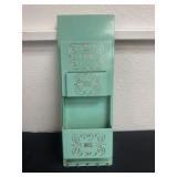 16ï¿½x6ï¿½ Vintage Fesco Letter Note Misc Wall Holder