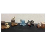 Vintage Lego Japan Siamese Cat Boot Ceramic