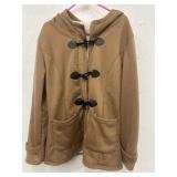 Brown Hooded Womenï¿½s Coat looks like Size L
