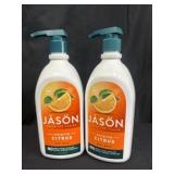 2 30fl oz Jason citrus body wash