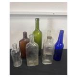Group of glass bottles