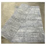 Area and Runner Rugs 55x39.5in and 59x19in