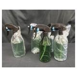 Group of spray bottles