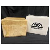 New wood recipe box