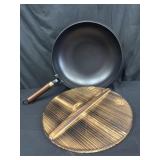 Japanese Iron Pan, Uncoated Iron Pan, Hand-Forged