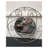 17ï¿½ metal frame mirror