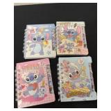 4 mini stitch note books