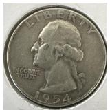 1954 Washington Quarter
