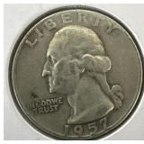 1957D Washington Quarter