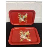 14ï¿½x9ï¿½ metal vintage trays