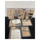 Group of stampin up stamps