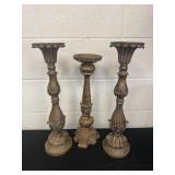 3, 20ï¿½ and 17ï¿½ candle holders