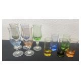 Group of shot glasses