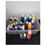 Large Box of craft paints