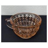 Vintage Jeanette Glass Pink holiday buttons and