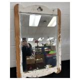 Vintage Wood Framed Mirrod 31x21