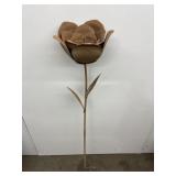 Metal Floral Yard Art Decor 55in