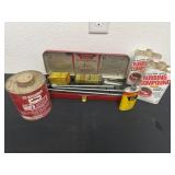 Rubber compound with gun cleaning kit and gun oil