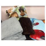 Group of towles and blankets