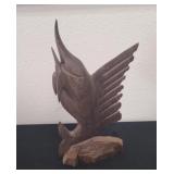Vintage hand carved 10 inch ironwood sculpture